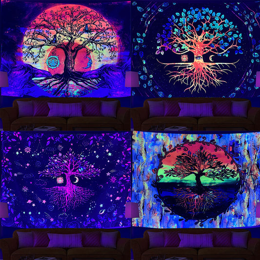 Arazzo Albero della vita colorato