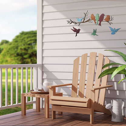 Quadro uccelli su ramo
