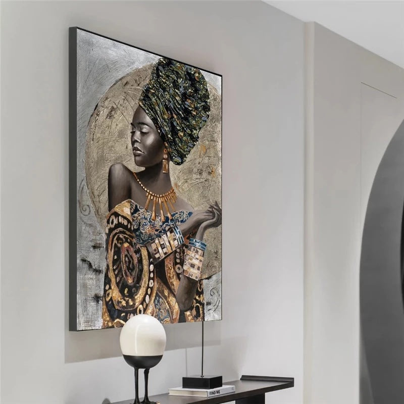 Quadro arte africana astratta