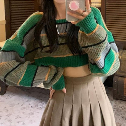 Maglione Mosaico Righe