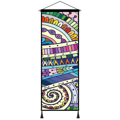 Quadro su tela Mandala indiani colorati