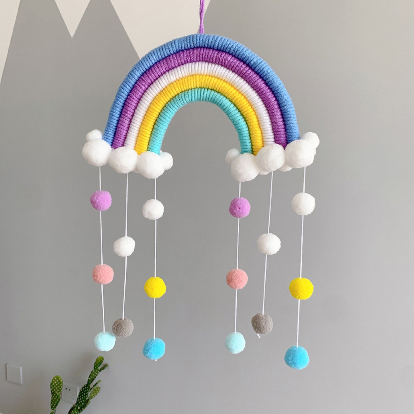 Arazzo Arcobaleno Tessuto a Mano