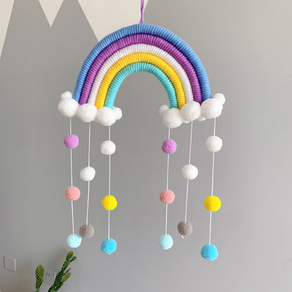 Arazzo Arcobaleno Tessuto a Mano