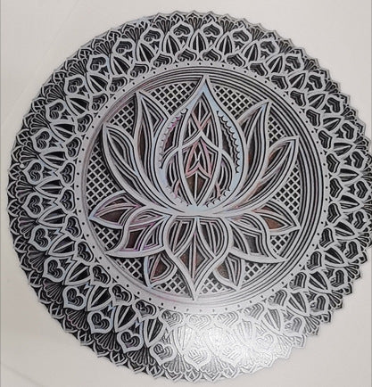 Mandala Metallo per Parete
