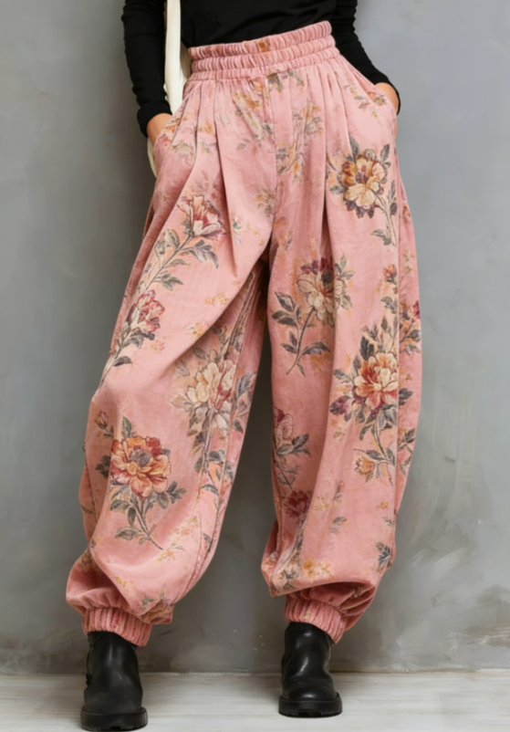 Pantaloni fiore