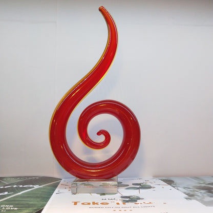 Ornamento vetro astratto