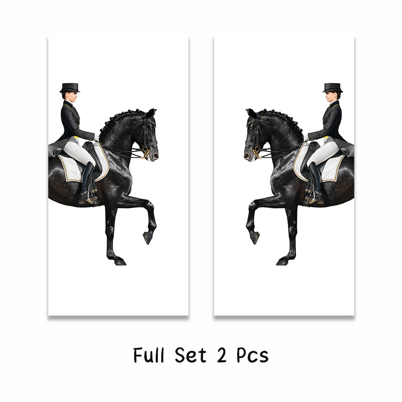 Quadro Cavallo Arancione