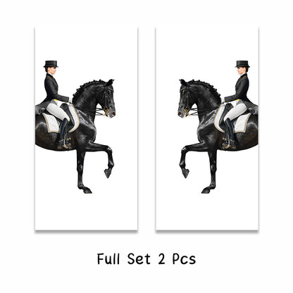 Quadro Cavallo Arancione