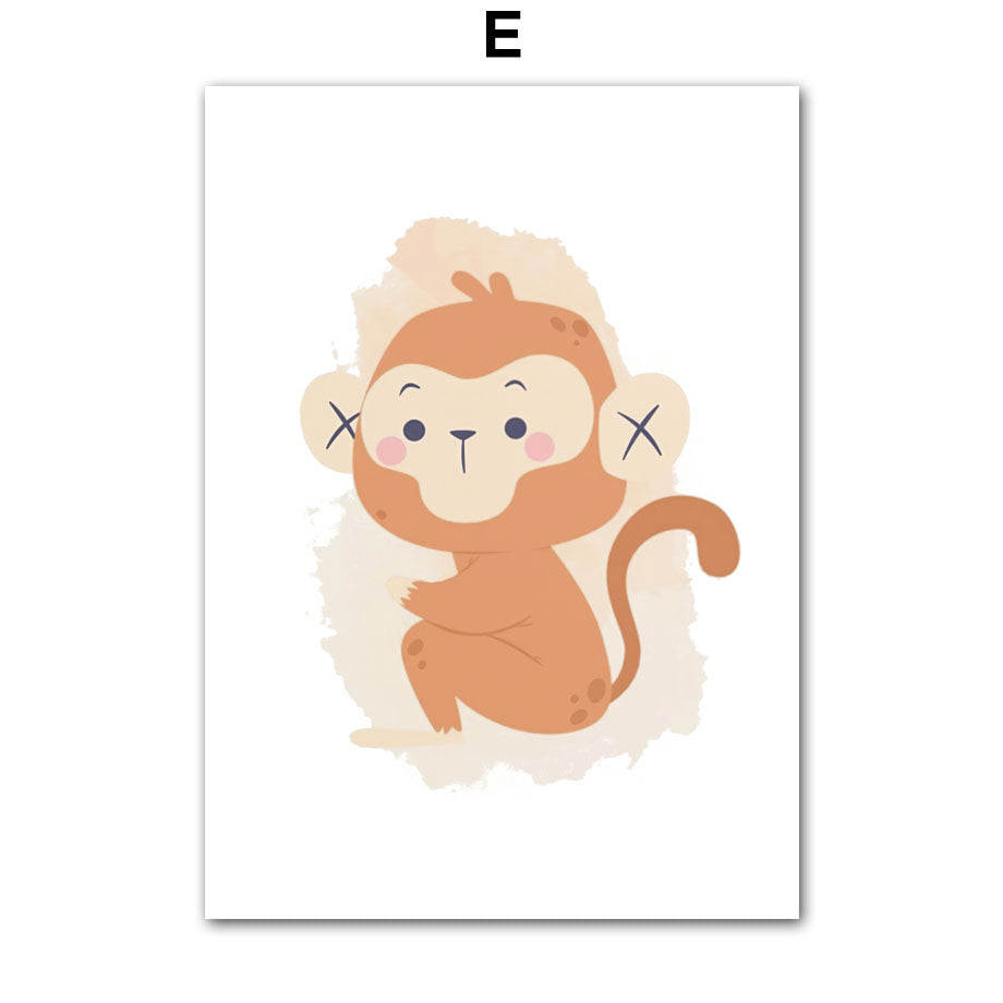 Poster scandinavo animali