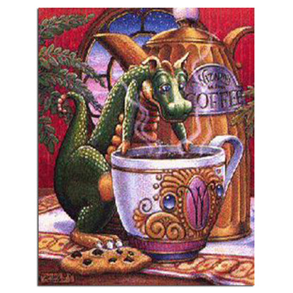 Pittura diamante drago