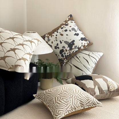 Cuscino jacquard retro