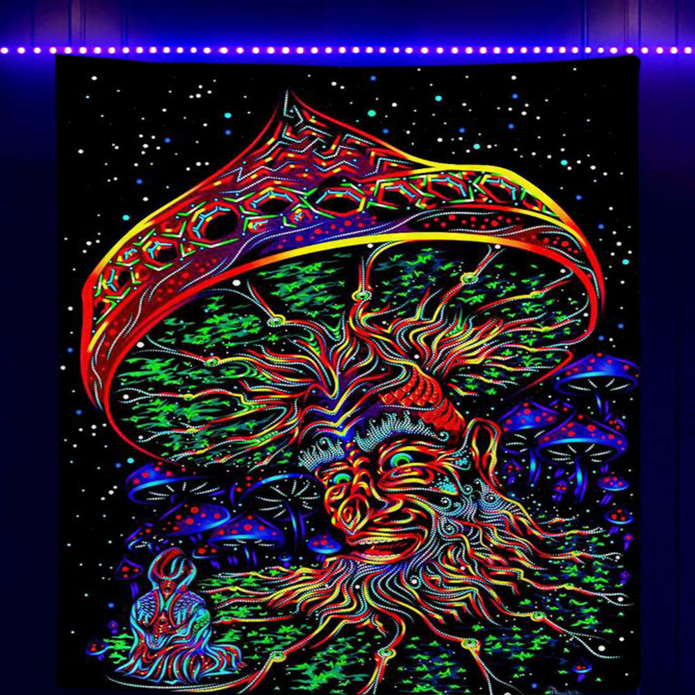 Arazzo stelle fluorescenti