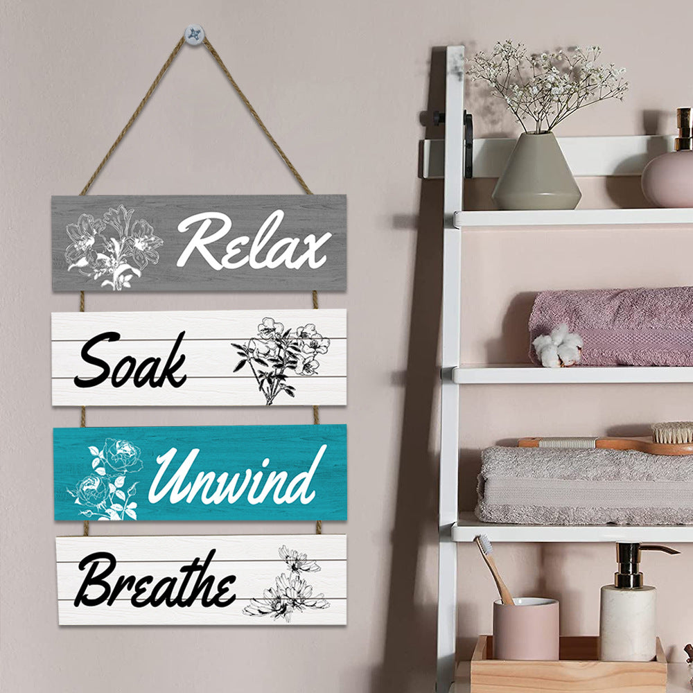 Cartello decorativo legno