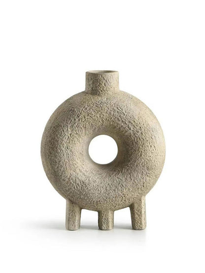 Ornamento ceramica toroidale nero