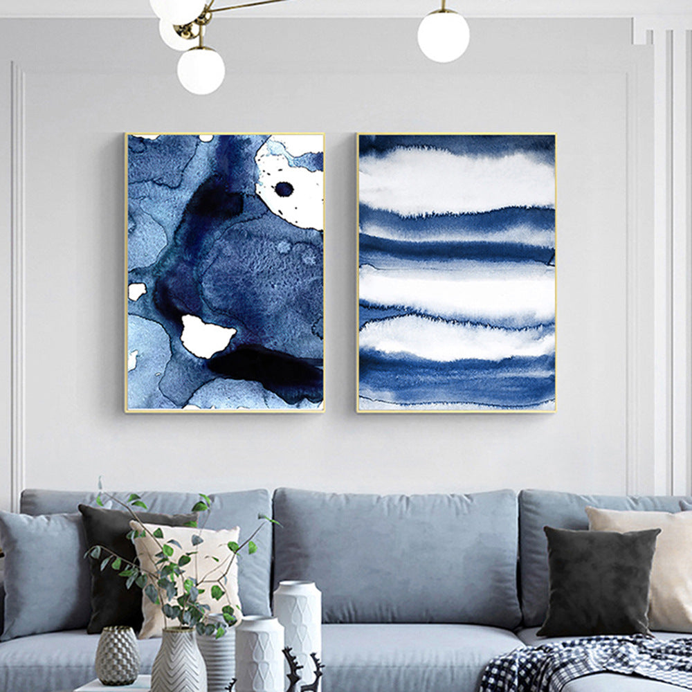 Quadro astratto blu