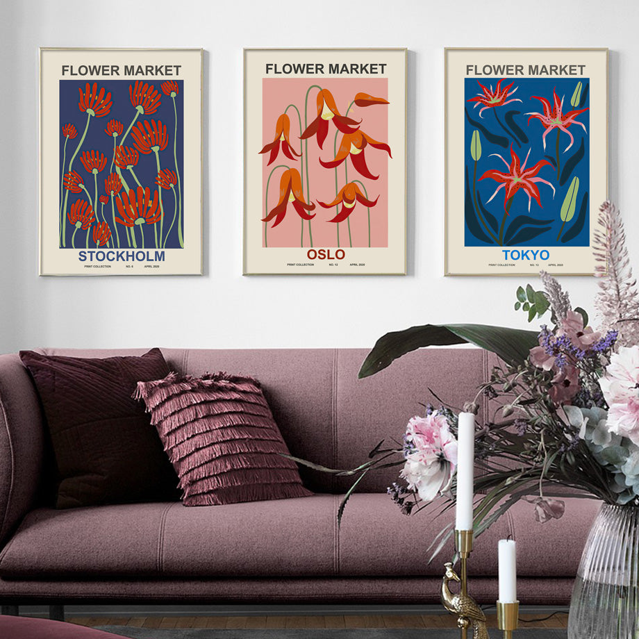 Quadro scandinavo senza cornice