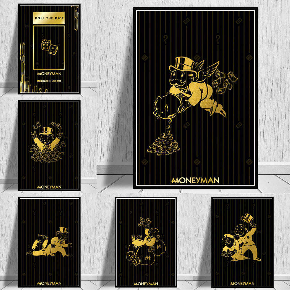Quadro astratto oro