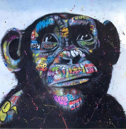 Quadro street art con graffiti