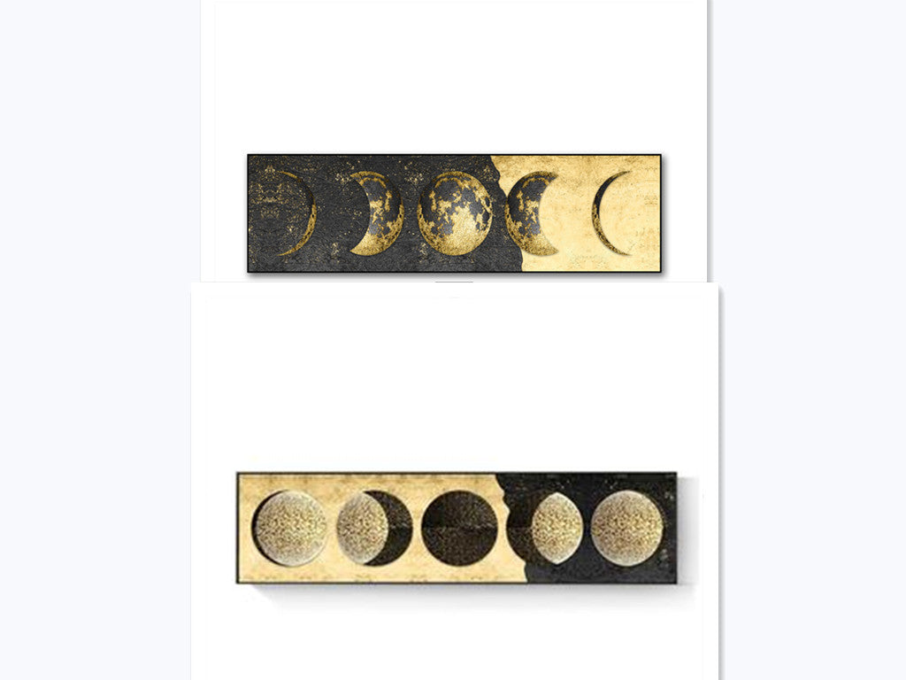Quadro luna oro