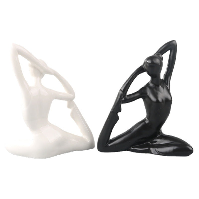 Scultura ragazza yoga