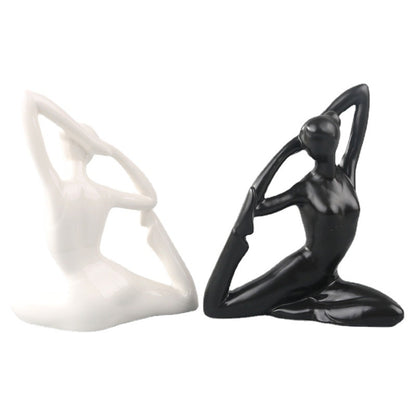 Scultura ragazza yoga