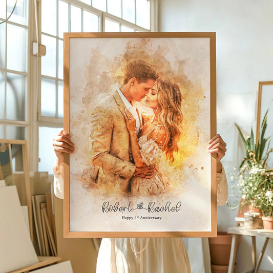 Quadro su tela Coppia che si bacia