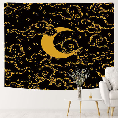 Arazzo luna e stelle