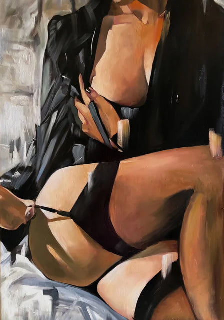 Quadro donna astratto