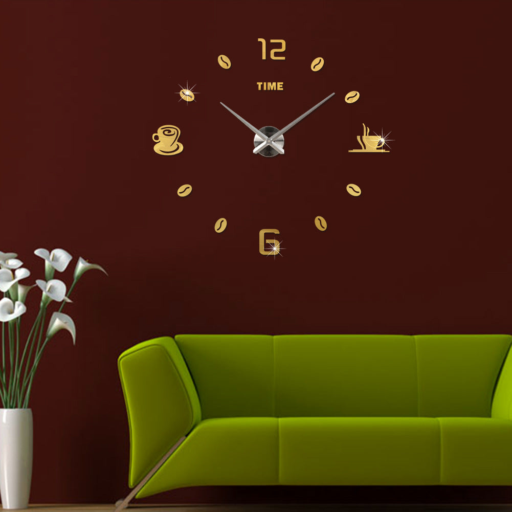 Specchio orologio murale