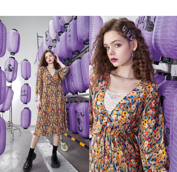 Abito Chiffon Floreale