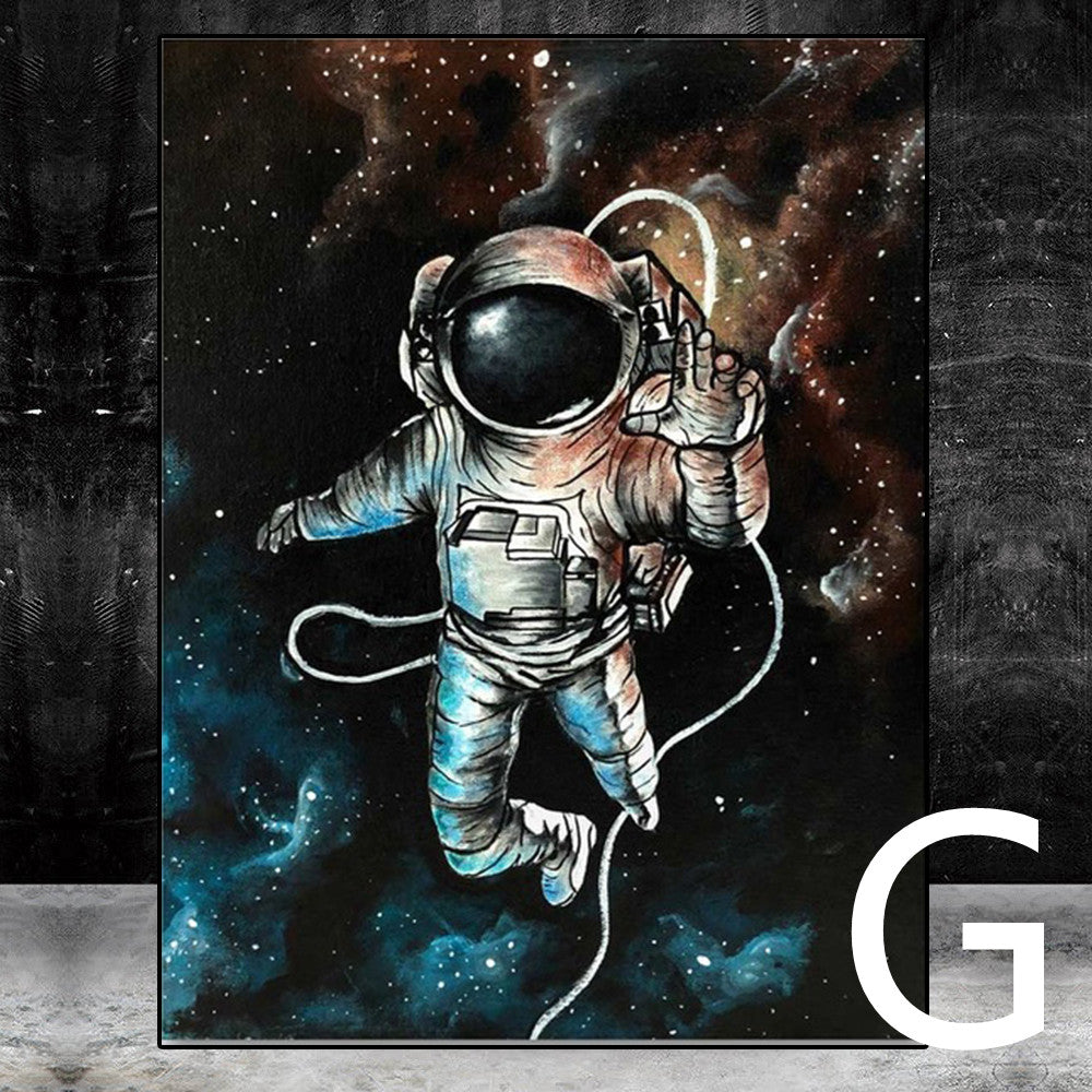 Quadro Spazio e Stelle