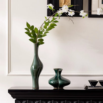 Vaso decorativo verde