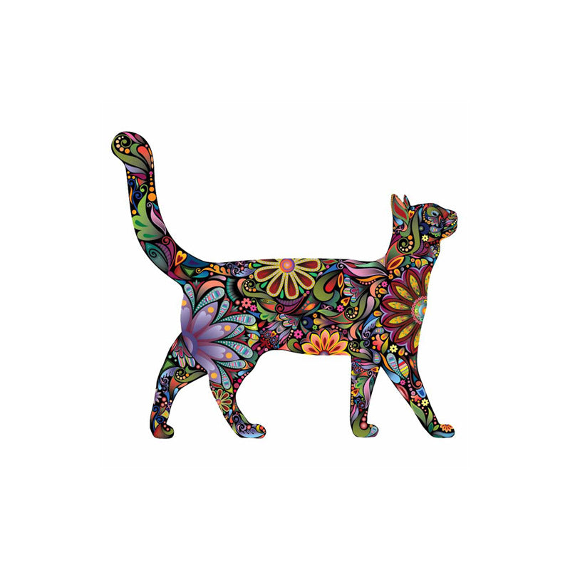 Sticker murale gatto mandala