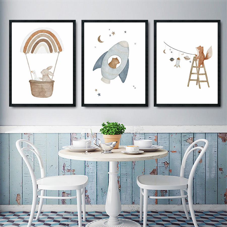 Quadro cartoon senza cornice