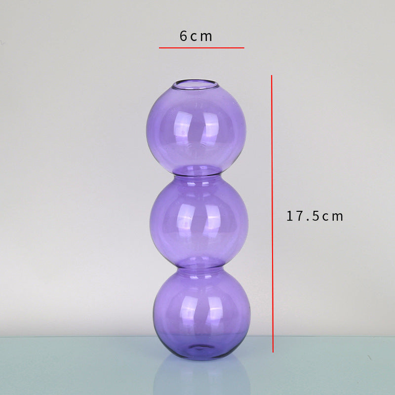 Vaso sferico in vetro