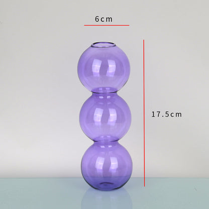Vaso sferico in vetro