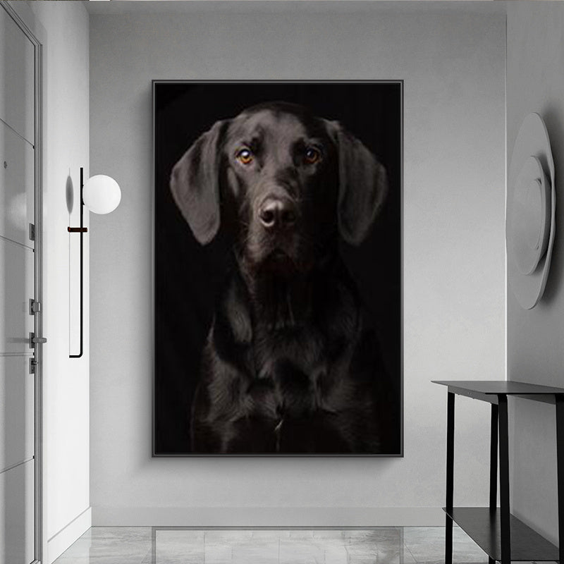 Quadro Lupo Acquerello