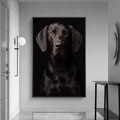 Quadro Lupo Acquerello