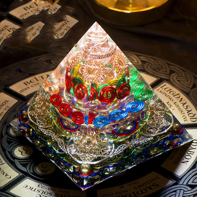 Piramide Cristallo Mandala