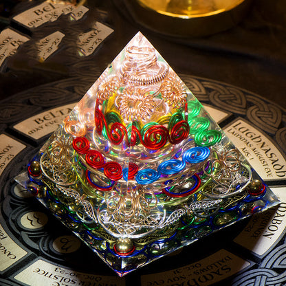 Piramide Cristallo Mandala