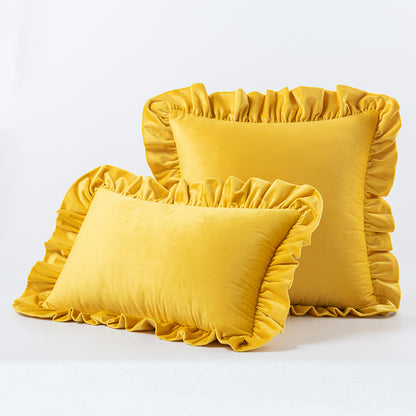 Cuscini velluto pizzo