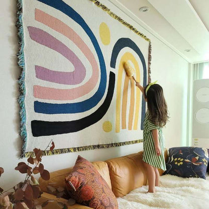 Tappeto arcobaleno scandinavo