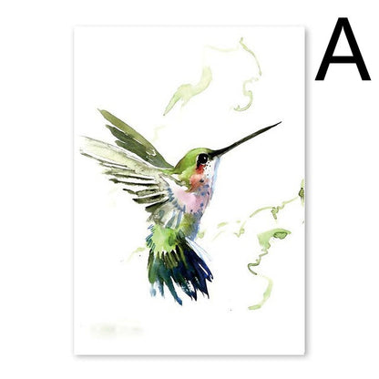 Quadro uccello astratto