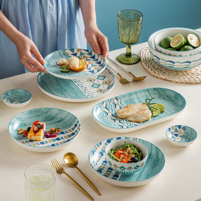 Servizio piatti ceramica