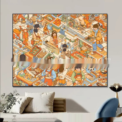 Quadro fiera paesana