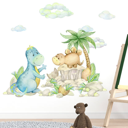 Adesivo murale dinosauro