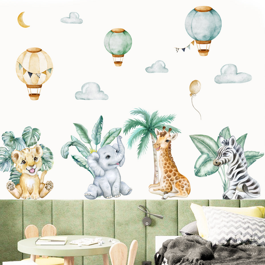 Sticker Animali Tropicali