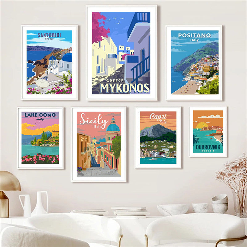 Quadro Costa Amalfitana