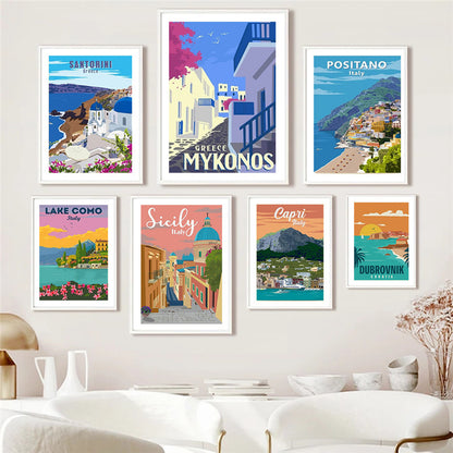 Quadro Costa Amalfitana