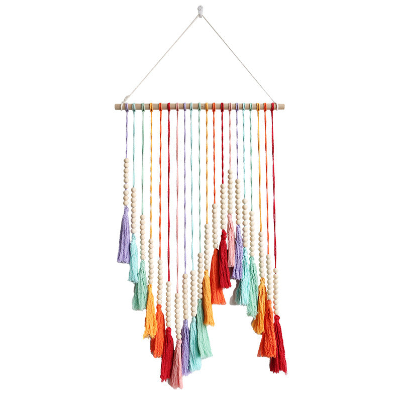 Arazzo Multicolore con Nappe